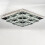 Living And Home (50cm 2 Level-Square, Cool White) Modern LED Ceiling Light Crystal Flush Chandelier 4