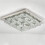 Living And Home (70cm 3 Level-Square, Cool White) Modern LED Ceiling Light Crystal Flush Chandelier 2