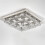 Living And Home (70cm 3 Level-Square, Cool White) Modern LED Ceiling Light Crystal Flush Chandelier 3