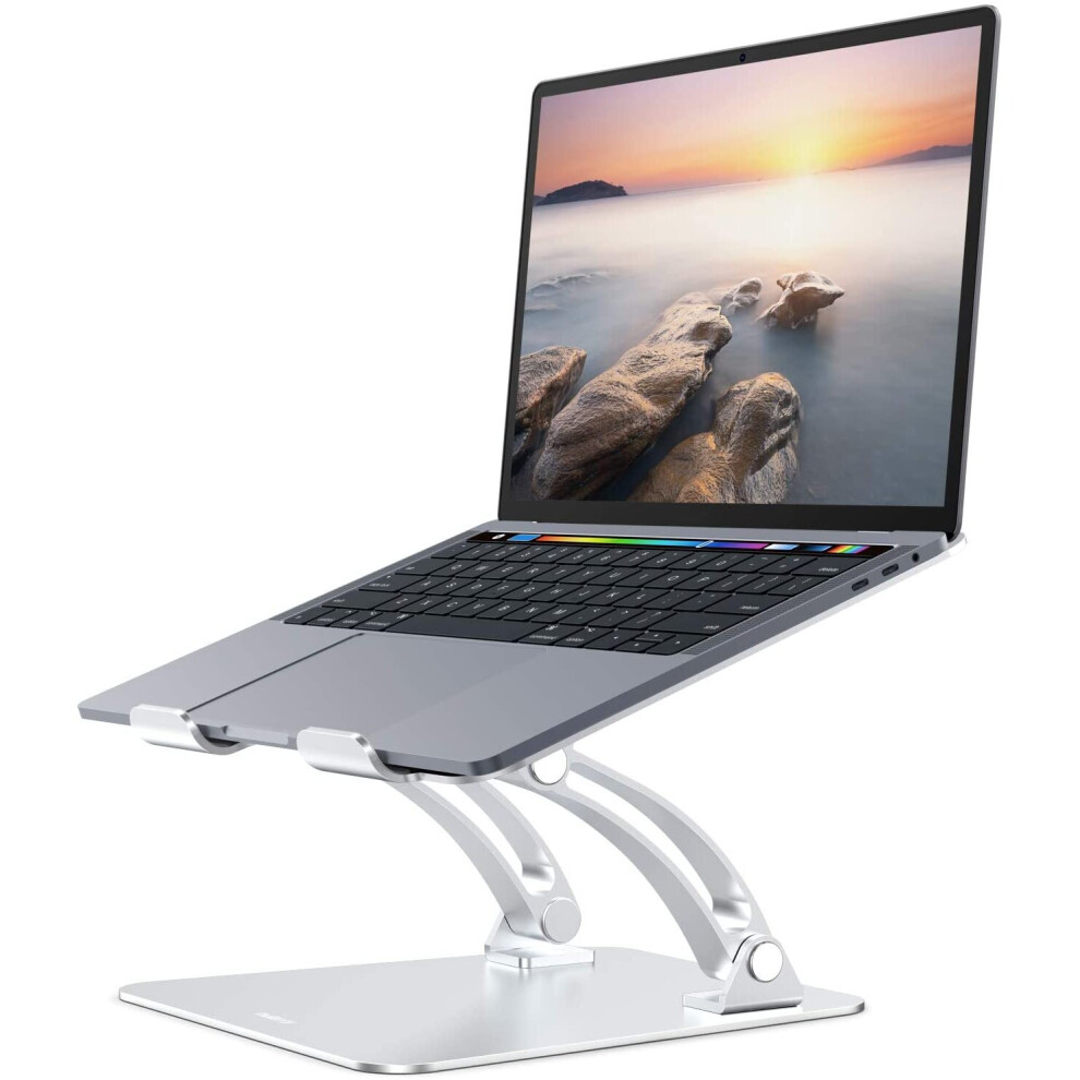 Nulaxy Laptop Stand, Ergonomic Height Angle Adjustable Laptop Holder