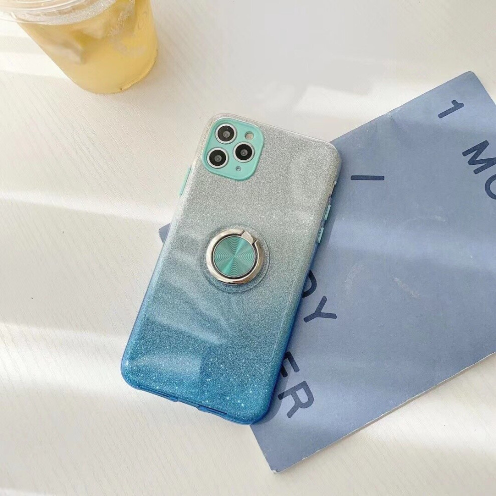 black--iphone-12---iphone-12-pro--iphone-12-dual-layer-glitter-protective-tpu-gel-case---ring