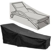 Heavy-Duty Waterproof Sun Lounger Cover for Rattan Outdoor Furniture – All-Weather 210D Oxford, Fits 200x68x40-70cm