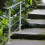 Living And Home (60cm 3 Cross Bar) Handrail Kit Grab Rail Garden Step Support Variable Angle 2
