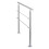 Living And Home (60cm 2 Cross Bar) Handrail Kit Grab Rail Garden Step Support Variable Angle 5