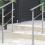 Living And Home (60cm 3 Cross Bar) Handrail Kit Grab Rail Garden Step Support Variable Angle 3