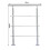 Living And Home (60cm 3 Cross Bar) Handrail Kit Grab Rail Garden Step Support Variable Angle 7