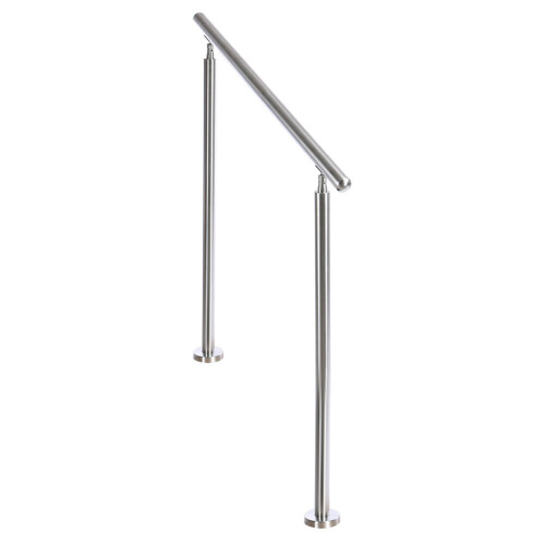 Living And Home (60cm 0 Cross Bar) Handrail Kit Grab Rail Garden Step Support Variable Angle 2