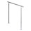 Living And Home (60cm 0 Cross Bar) Handrail Kit Grab Rail Garden Step Support Variable Angle 4