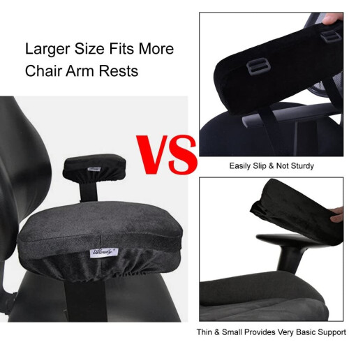 Aloudy Ergonomic Memory Foam Office Chair Armrest Pads 1