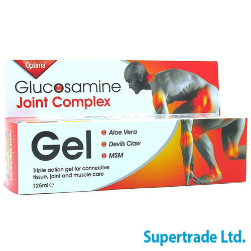 Optima Optima Glucosamine Joint Complex Gel Muscle Aloe Vera Devils Claw & MSM 125ml