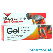Optima Glucosamine Joint Complex Gel Muscle Aloe Vera Devils Claw & MSM 125ml X6