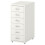 HELMER Drawer unit on castors, white 28x69 cm 1