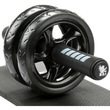 H&S Ab Body Fitness Strength Training Machine Roller With Extra Thick Knee Pad Ma