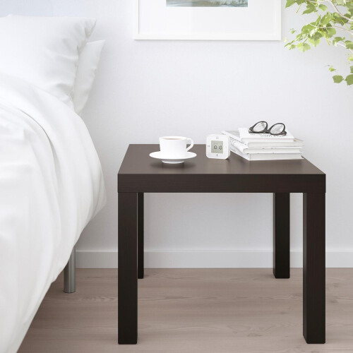 Ikea LACK Side table, black-brown 55x55 cm 2