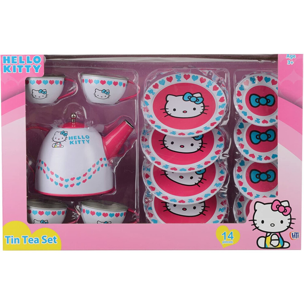 HELLO KITTY Tin Tea Party Set