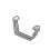 Marley Classic Guttering RCC51 spare clip gutter white 2