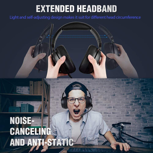 One Headset Gaming Headphones 3.5mm Surround Stereo 2