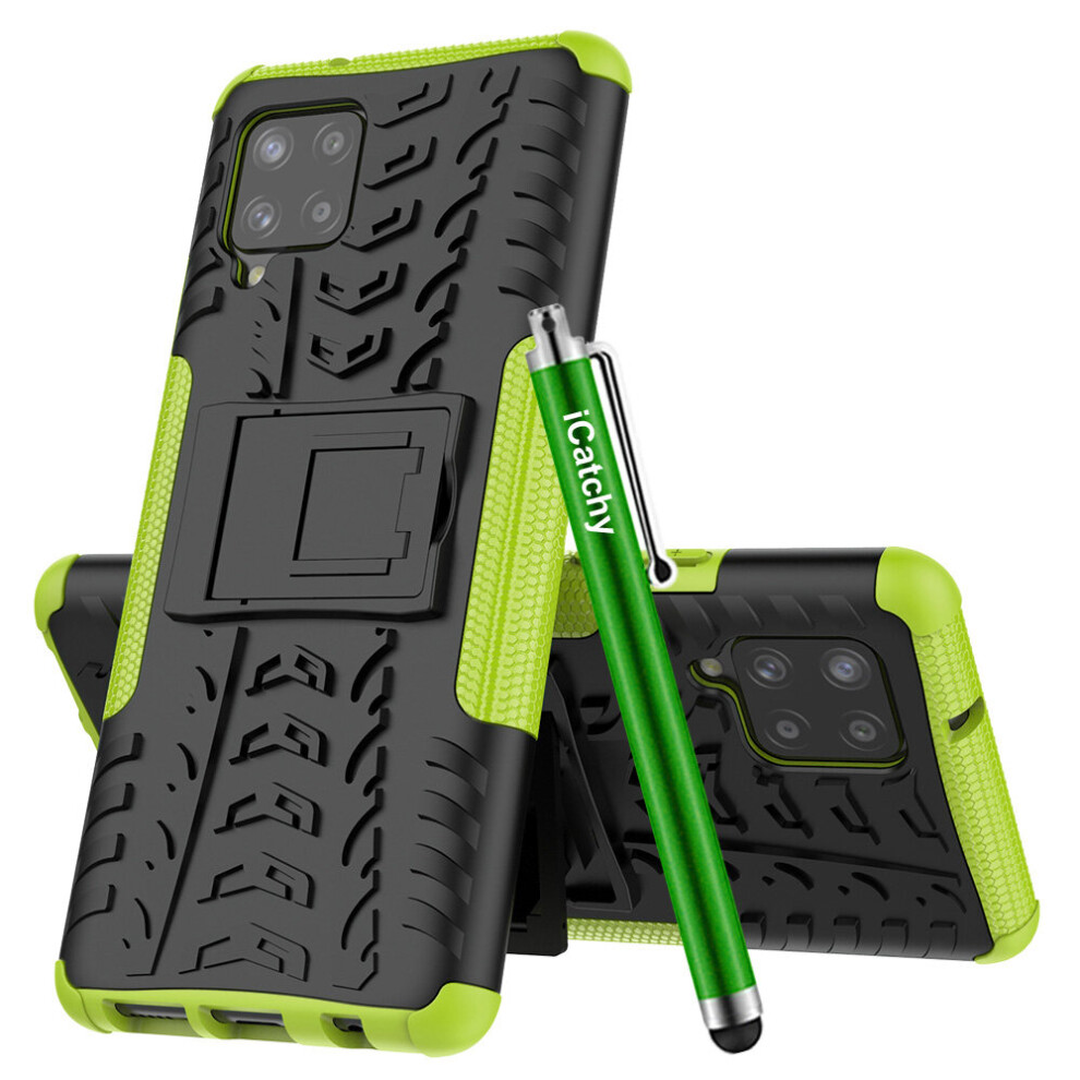 (Lime) For Samsung Galaxy A42 5G Shockproof Case Green 5056298007233