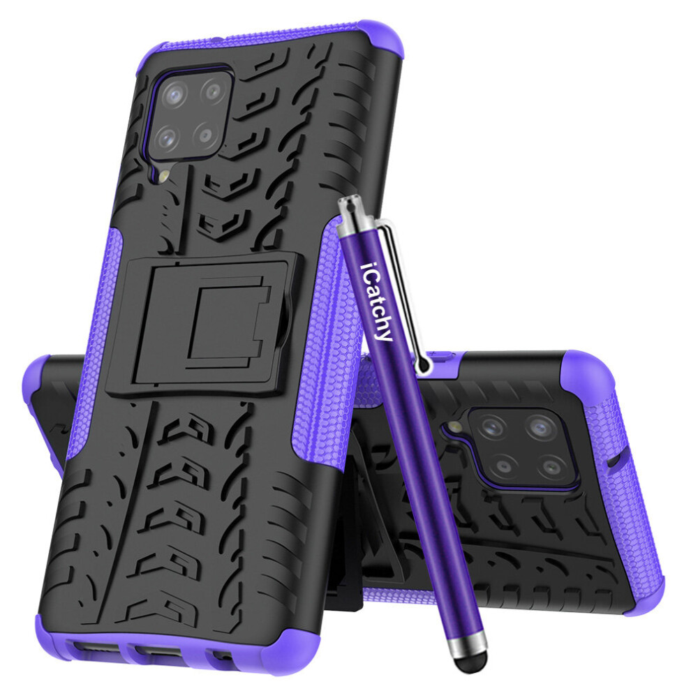 (Purple) For Samsung Galaxy A42 5G Shockproof Case Purple 5056298007240