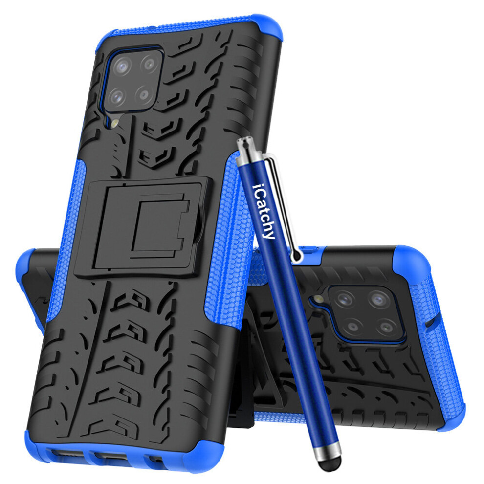 (Blue) For Samsung Galaxy A42 5G Shockproof Case Blue 5056298007226
