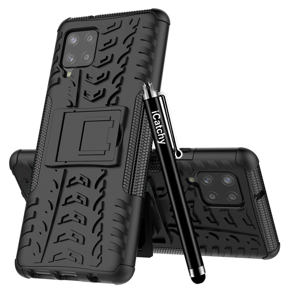 (Black) For Samsung Galaxy A42 5G Shockproof Case Black 5056298007219