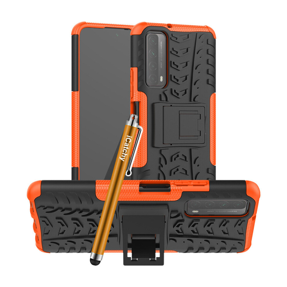 (Orange) For Huawei P Smart 2021 Shockproof Case Orange 5056298006687