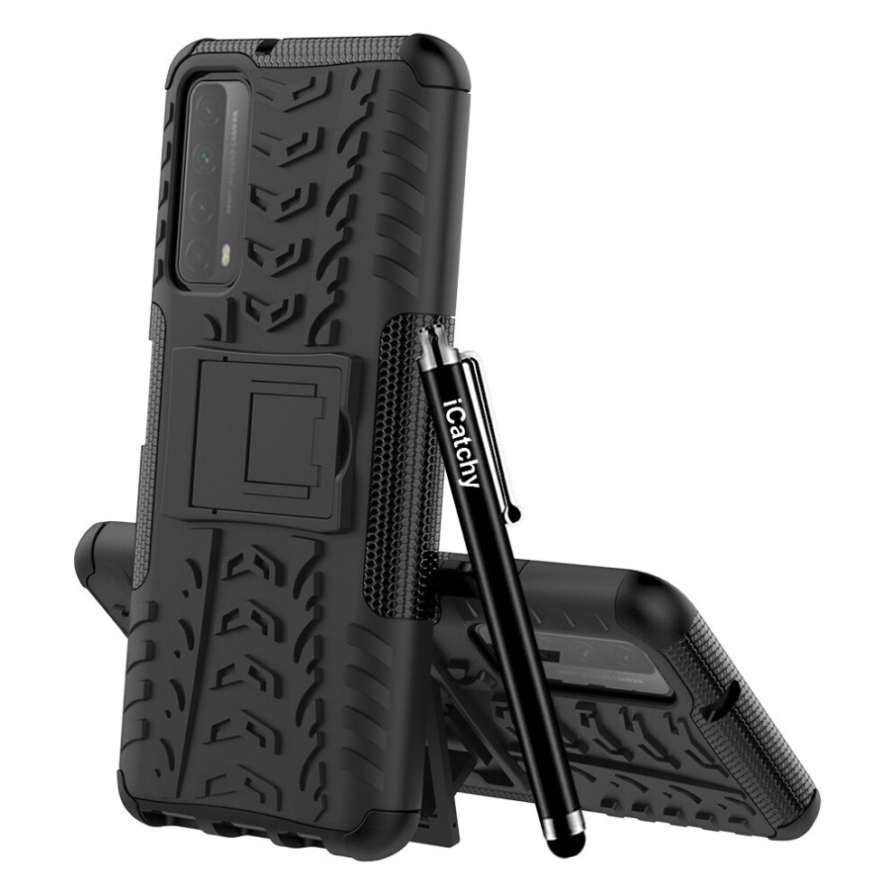 (Black) For Huawei P Smart 2021 Shockproof Case Black 5056298006656
