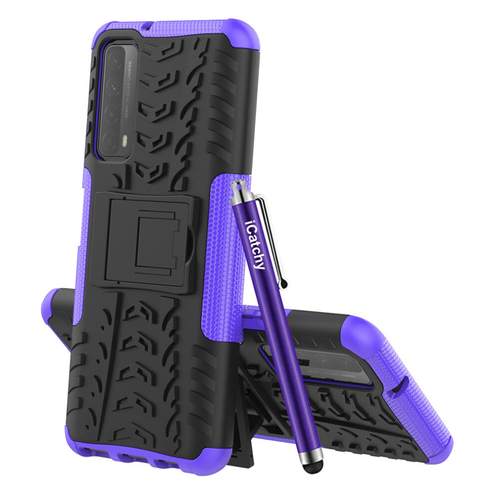 (Purple) For Huawei P Smart 2021 Shockproof Case Purple 5056298006694