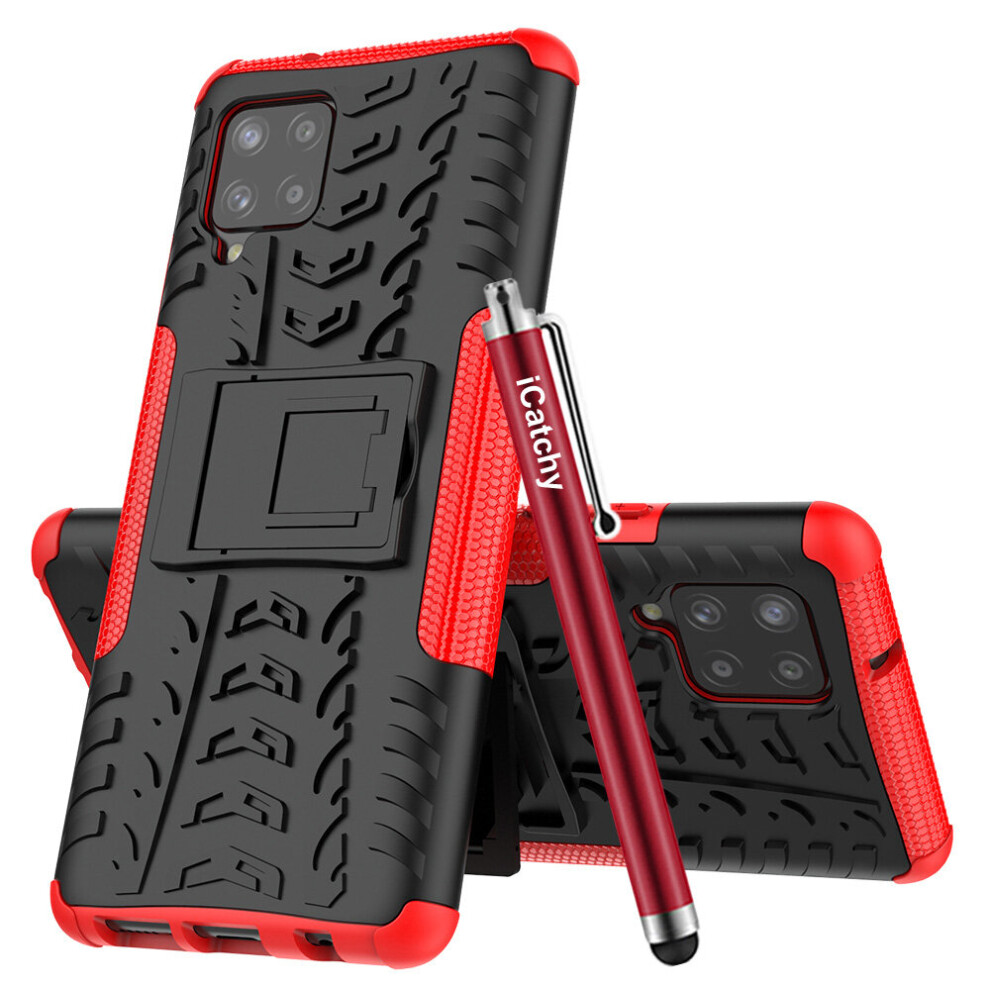 (Red) For Samsung Galaxy A42 5G Shockproof Case Red 5056298007264