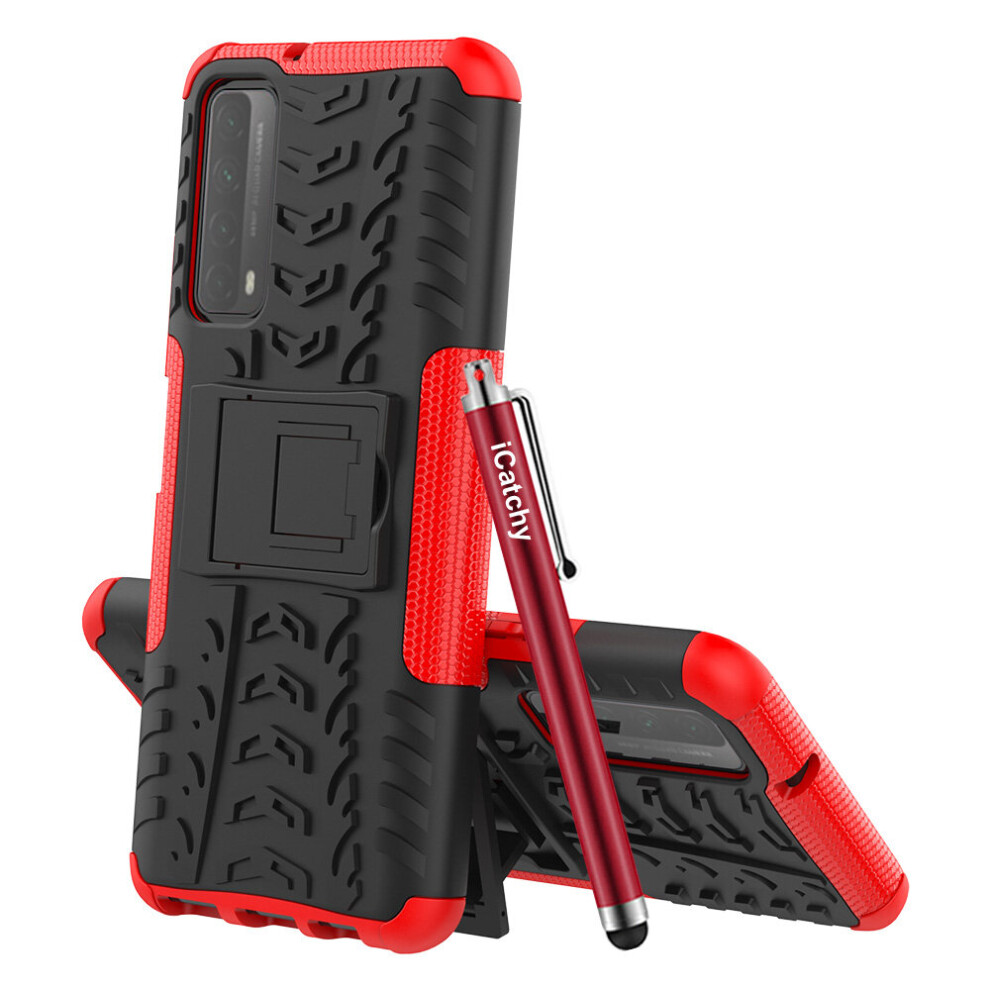 (Red) For Huawei P Smart 2021 Shockproof Case Red 5056298006700