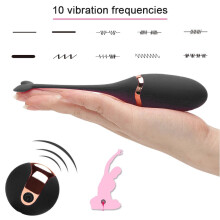 (Black) Wireless Vibrator Rechargeable Sex Toy female  Bullet Egg Clitoral GSpot