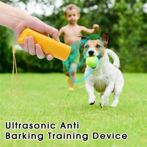 Ranpo (Yellow) Ultrasonic Pet Dog Repeller Anti Barking Training 2
