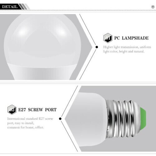 Ranpo (18W 23 LEDs) E27 12W 18W 220V Auto PIR Motion Sensor LED Bulb 2
