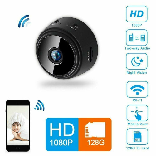 Ranpo Μίνι 1080P HD κάμερα WiFi νυχτερινής όρασης IP δικτύου οικιακής ασφάλειας DVR 2