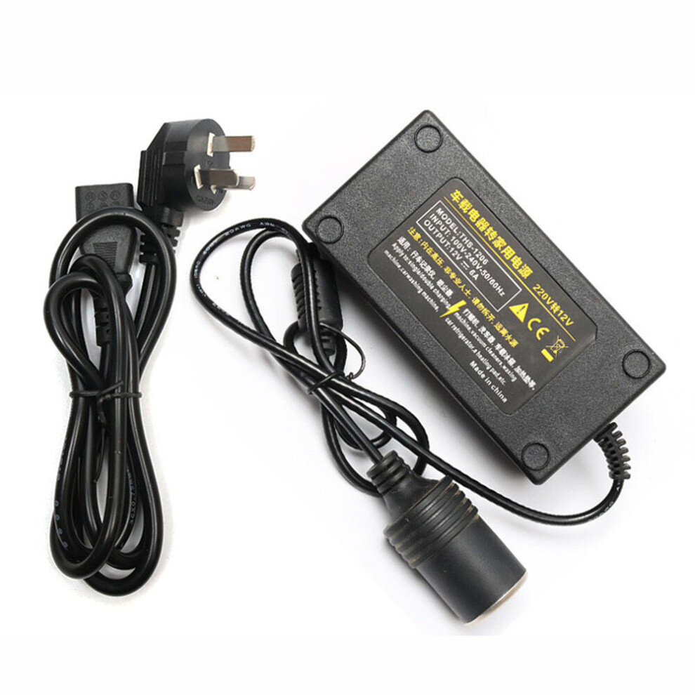 (26W) Car Converter Cigarette Lighter Socket 12V Dc Uk 7371875203005