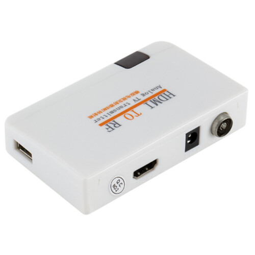 HDMI to RF Coaxial Converter Box with Remote Control 1