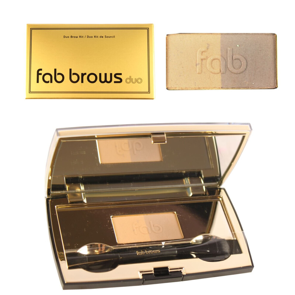 Fab Brows Duo Eyebrow Kit - Light / Medium Brown