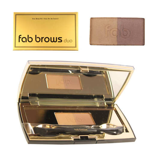 ??t f??d??? Fab Brows Duo - Dark Brown / S?????ta
