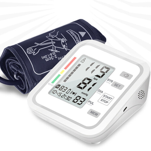 Digital Automatic Blood Pressure Monitor Upper Arm BP Machine