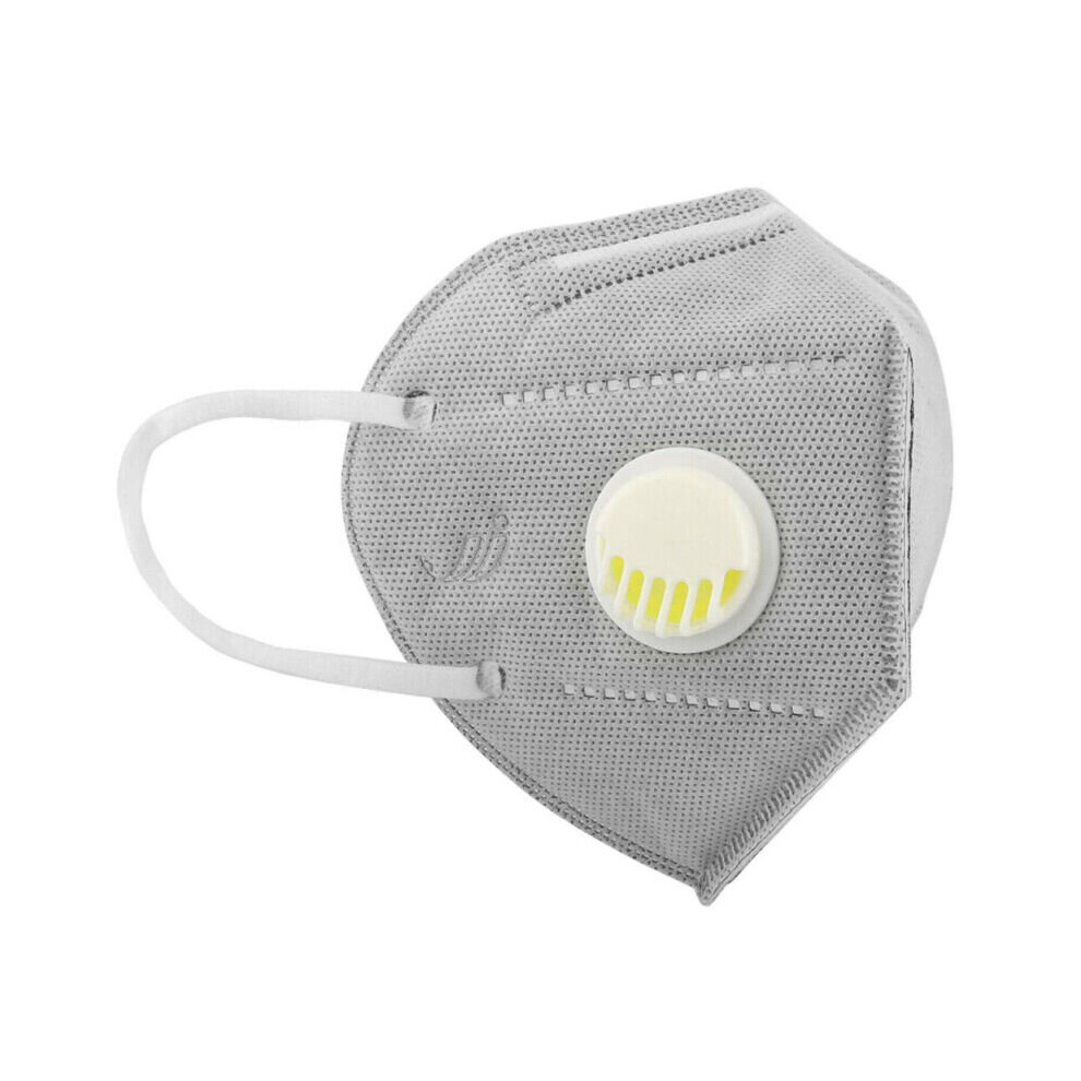 20PCS kn95 Face Mask With Vent Valve Hygienic Anti Bacterial Pollen Surgical