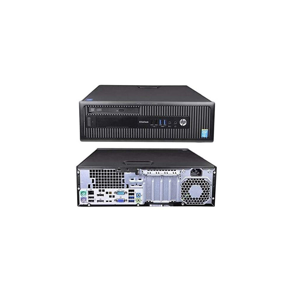 Windows 10 HP 800 G1 SFF Intel Core i5-4570 Desktop PC Computer - 16GB DDR3-480GB SSD