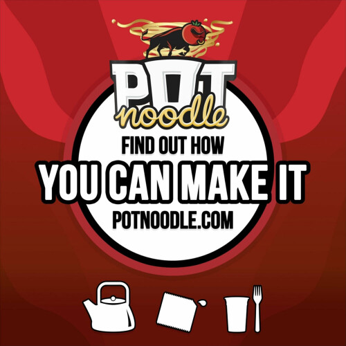 12 Pack Pot Noodle Standard 90g, Chicken & Mushroom 2