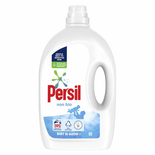 Persil Persil Liquid Washing Detergent, Non-Bio, 105 Washes - 4 Pack (Total 420 Washes) 2