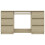 VidaXL vidaXL Writing Desk Sonoma Oak Engineered Wood Study Table Laptop Workstation 3