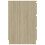 VidaXL vidaXL Writing Desk Sonoma Oak Engineered Wood Study Table Laptop Workstation 4