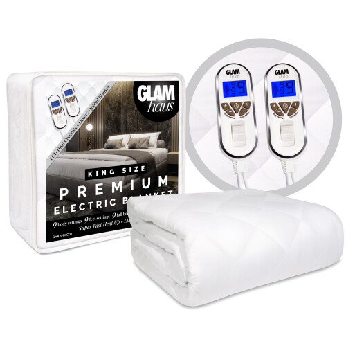 (King) Diamond Quilted Premium Electric Blanket All Sizes