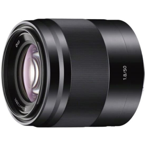 Sony Sony - Objectif portrait E 50 mm F1,8 OSS (SEL50F18/B), Noir