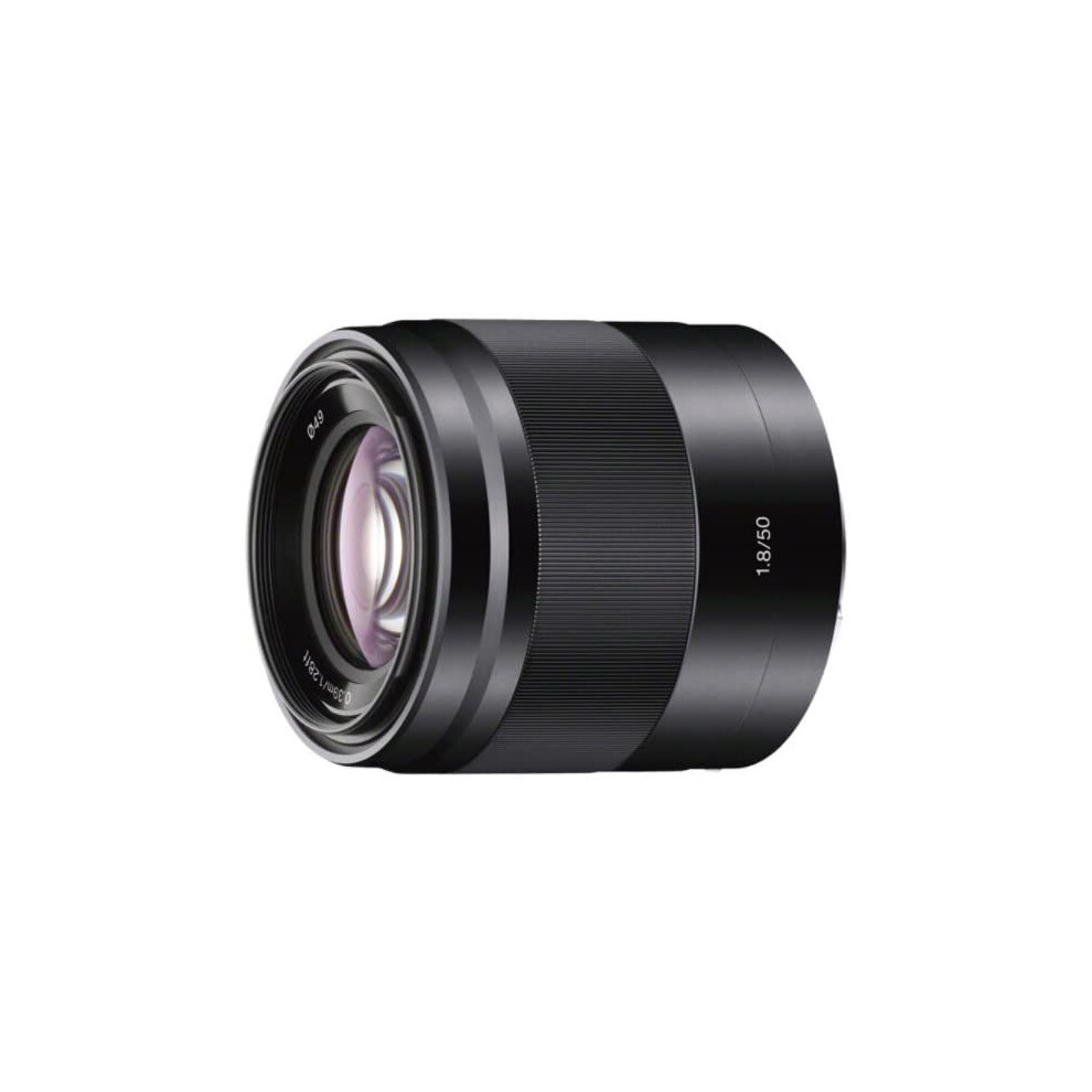 Sony - E 50mm F1.8 OSS Portrait Lens (SEL50F18/B), Black