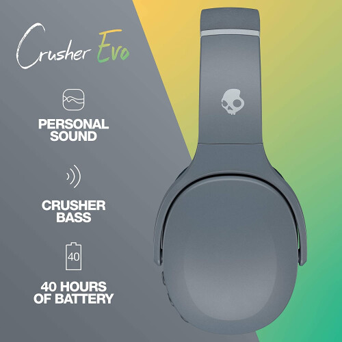 Skullcandy Skullcandy Crusher Evo Wireless Over-Ear Headphone - Chill Grey 2