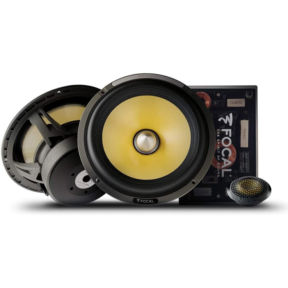 Focal Es 165 K2 6-1/2" K2 Power 2-Way 2-Ohm Component Speakers 3544050751156